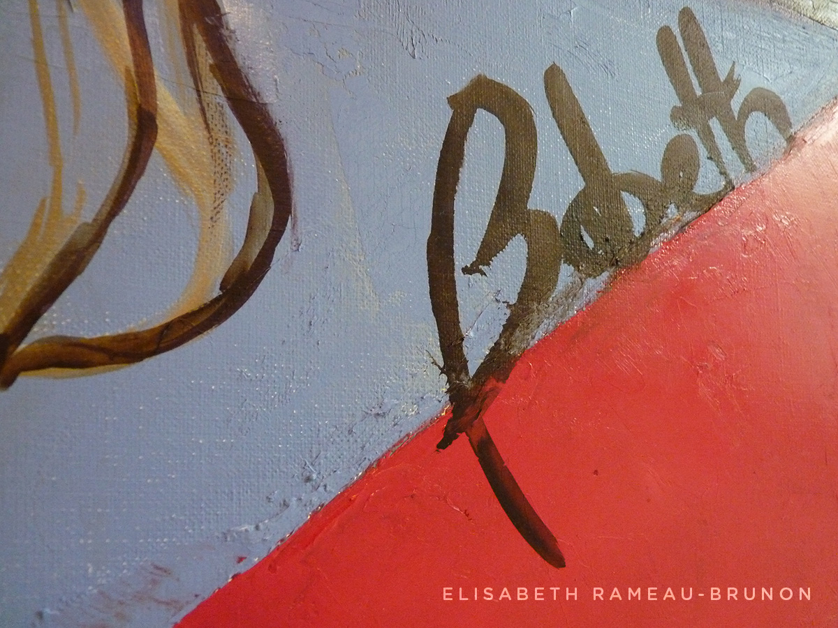 Signature du tableau.